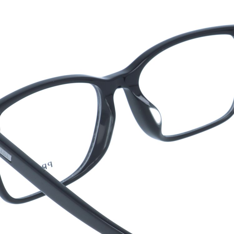 【国内正規品】プラダ メガネフレーム 伊達メガネ フルフィット(アジアンフィット) PRADA PR 14WVF 1AB1O1 56サイズ スクエア ユニセックス メンズ レディース