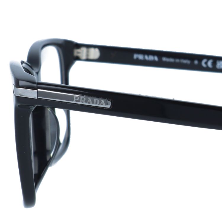 【国内正規品】プラダ メガネフレーム 伊達メガネ フルフィット(アジアンフィット) PRADA PR 14WVF 1AB1O1 56サイズ スクエア ユニセックス メンズ レディース