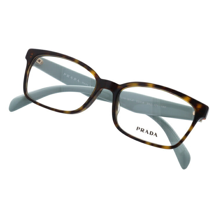 【訳あり・店頭展示品/外箱なし】【国内正規品】プラダ メガネ フレーム 眼鏡 PRADA PR18TVF 2AU1O1 53サイズ アジアンフィット スクエア型 ブランド メンズ レディース アイウェア UVカット ギフト対応 ラッピング無料