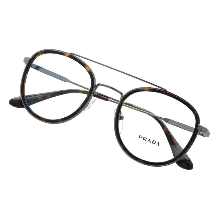 【訳あり・店頭展示品/外箱なし】【国内正規品】プラダ メガネ フレーム 眼鏡 PRADA PR66XV 01A1O1 49サイズ ボストン型(ダブルブリッジ) ブランド メンズ レディース アイウェア UVカット ギフト対応 ラッピング無料