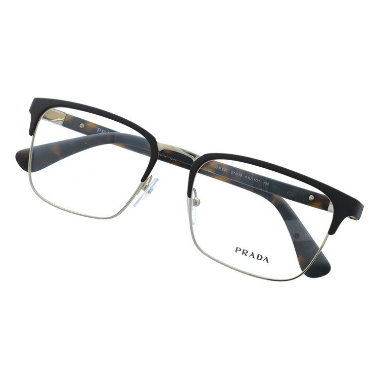【国内正規品】プラダ メガネフレーム 伊達メガネ PRADA PR 54TV 01U1O1 57サイズ スクエア ユニセックス メンズ レディース