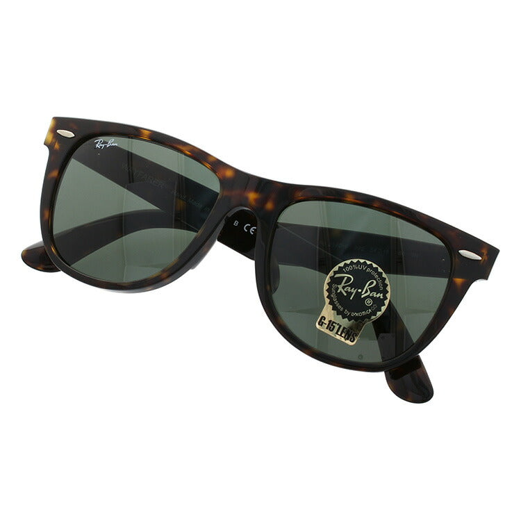 【訳あり】レイバン サングラス ウェイファーラー RB2140F 902 54 アジアンフィット ウェリントン型 べっ甲 メンズ レディース ドライブ 運転 アウトドア ブランドサングラス 紫外線 花粉対策 WAYFARER Ray-Ban 【海外正規品】