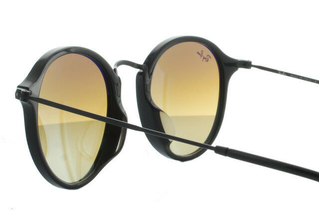 レイバン サングラス ラウンドフレック RB2447F 901/4O 49 アジアンフィット ラウンド型 ミラー メンズ レディース ドライブ 運転 アウトドア ブランドサングラス 紫外線 花粉対策 ROUND FLECK Ray-Ban