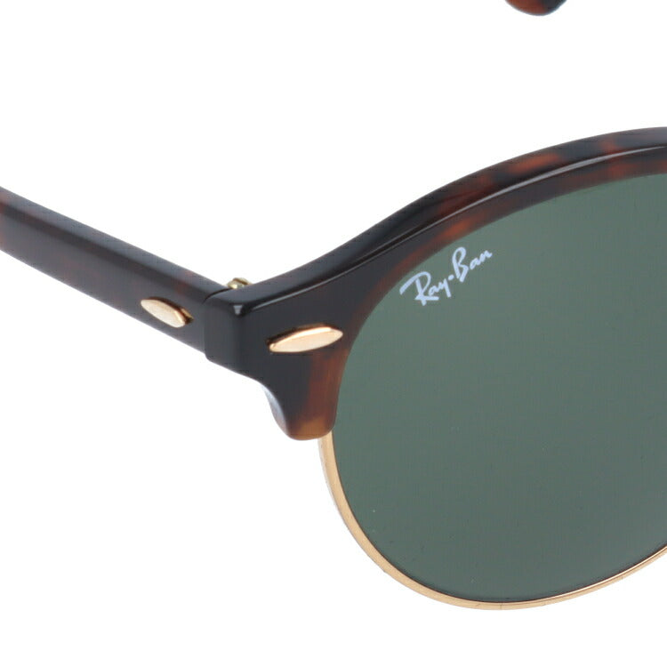 レイバン サングラス クラブラウンド RB4246 990 51 レギュラーフィット ブロー型 メンズ レディース ドライブ 運転 アウトドア ブランドサングラス 紫外線 花粉対策 CLUBROUND Ray-Ban