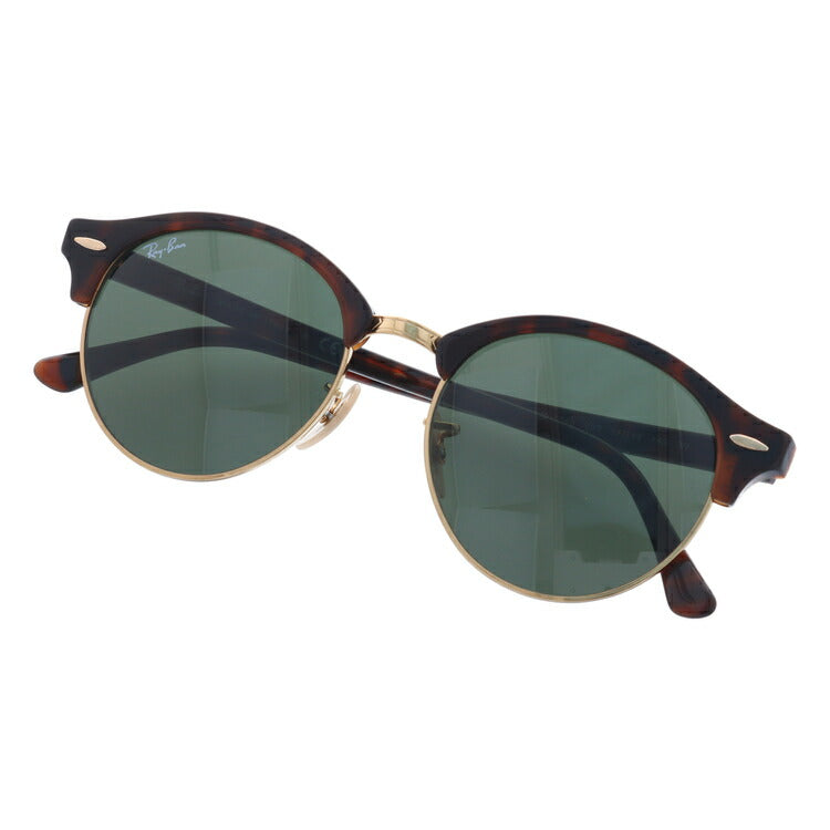 レイバン サングラス クラブラウンド RB4246 990 51 レギュラーフィット ブロー型 メンズ レディース ドライブ 運転 アウトドア ブランドサングラス 紫外線 花粉対策 CLUBROUND Ray-Ban