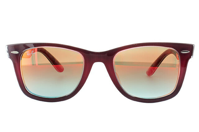 レイバン サングラス ウェイファーラー RB2140F 12004W 52 アジアンフィット ウェリントン型 ミラー メンズ レディース ドライブ 運転 アウトドア ブランドサングラス 紫外線 花粉対策 WAYFARER Ray-Ban