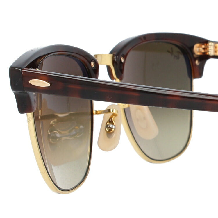 レイバン サングラス クラブマスター RB3016 990/7O 49 レギュラーフィット ブロー型 ミラー べっ甲 メンズ レディース ドライブ 運転 アウトドア ブランドサングラス 紫外線 花粉対策 CLUBMASTER Ray-Ban