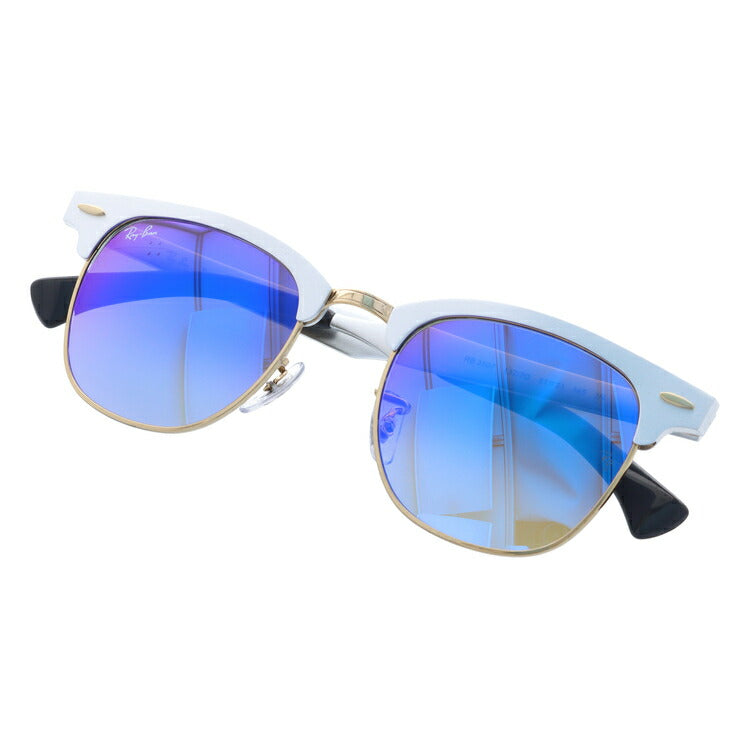 レイバン サングラス クラブマスター RB3507 137/7Q 51 レギュラーフィット ブロー型 ミラー アルミニウム メンズ レディース ドライブ 運転 アウトドア ブランドサングラス 紫外線 花粉対策 CLUBMASTER Ray-Ban