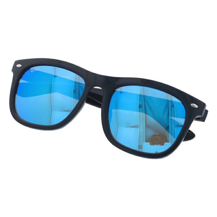 【訳あり】レイバン サングラス RB4260D 601/55 57 アジアンフィット ウェリントン型 ミラー ブルーレンズ 黒縁 黒ぶち メンズ レディース ドライブ 運転 アウトドア ブランドサングラス 紫外線 花粉対策 Ray-Ban