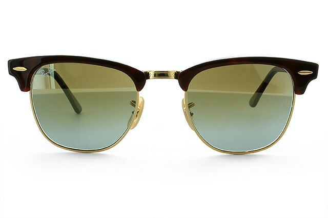 レイバン サングラス クラブマスター RB3016 990/9J 49 レギュラーフィット ブロー型 ミラー べっ甲 メンズ レディース ドライブ 運転 アウトドア ブランドサングラス 紫外線 花粉対策 CLUBMASTER Ray-Ban