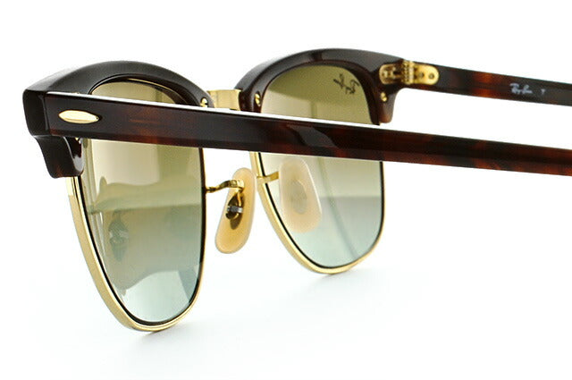 レイバン サングラス クラブマスター RB3016 990/9J 49 レギュラーフィット ブロー型 ミラー べっ甲 メンズ レディース ドライブ 運転 アウトドア ブランドサングラス 紫外線 花粉対策 CLUBMASTER Ray-Ban