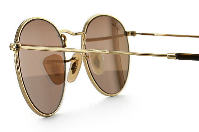 レイバン サングラス ラウンドメタル RB3447N 001/Z2 50 レギュラーフィット ラウンド型 フラットレンズ ミラー メンズ レディース ドライブ 運転 アウトドア ブランドサングラス 紫外線 花粉対策 ROUND METAL Ray-Ban