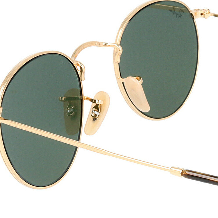 レイバン サングラス ラウンドメタル RB3447N 001/30 47 レギュラーフィット ラウンド型 フラットレンズ ミラー メンズ レディース ドライブ 運転 アウトドア ブランドサングラス 紫外線 花粉対策 ROUND METAL Ray-Ban