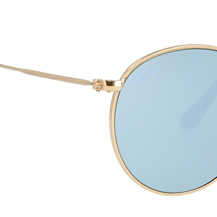 レイバン サングラス ラウンドメタル RB3447N 001/30 47 レギュラーフィット ラウンド型 フラットレンズ ミラー メンズ レディース ドライブ 運転 アウトドア ブランドサングラス 紫外線 花粉対策 ROUND METAL Ray-Ban