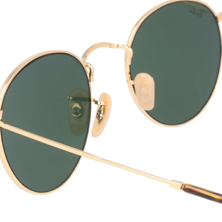 レイバン サングラス ラウンドメタル RB3447N 001/8O 50 レギュラーフィット ラウンド型 フラットレンズ ミラー メンズ レディース ドライブ 運転 アウトドア ブランドサングラス 紫外線 花粉対策 ROUND METAL Ray-Ban