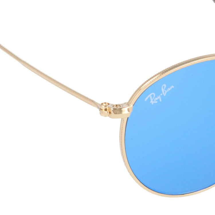 レイバン サングラス ラウンドメタル RB3447N 001/9O 47 レギュラーフィット ラウンド型 フラットレンズ ミラー メンズ レディース ドライブ 運転 アウトドア ブランドサングラス 紫外線 花粉対策 ROUND METAL Ray-Ban