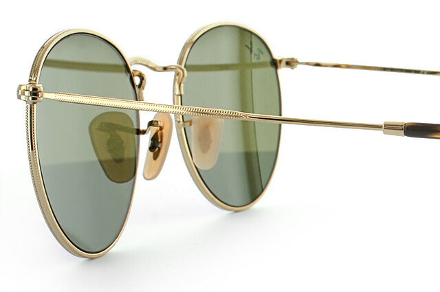 レイバン サングラス ラウンドメタル RB3447N 001/9O 50 レギュラーフィット ラウンド型 フラットレンズ ミラー メンズ レディース ドライブ 運転 アウトドア ブランドサングラス 紫外線 花粉対策 ROUND METAL Ray-Ban