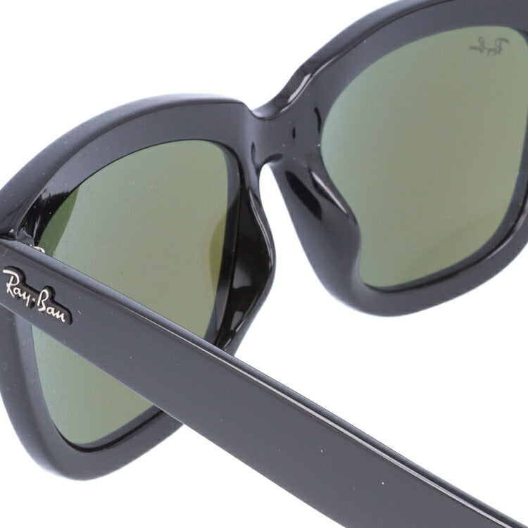 レイバン サングラス RB4262D 601/55 57 アジアンフィット ウェリントン型 ミラー ブルーレンズ 黒縁 黒ぶち メンズ レディース ドライブ 運転 アウトドア ブランドサングラス 紫外線 花粉対策 Ray-Ban