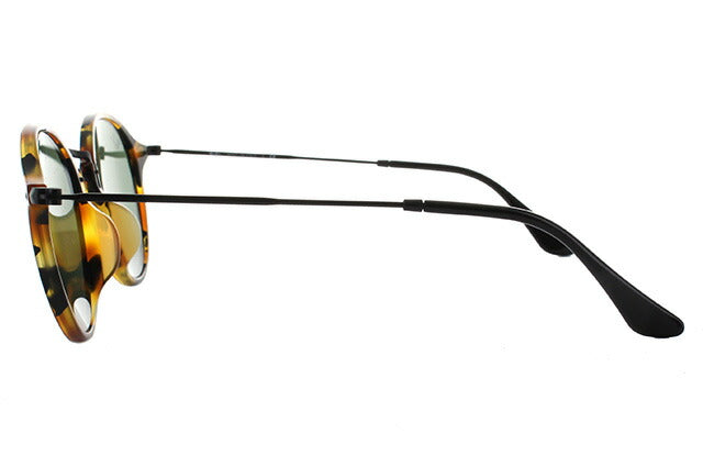 レイバン サングラス ラウンドフレック RB2447F 1157 52 アジアンフィット ラウンド型 G-15 グリーンレンズ べっ甲 メンズ レディース ドライブ 運転 アウトドア ブランドサングラス 紫外線 花粉対策 ROUND FLECK Ray-Ban