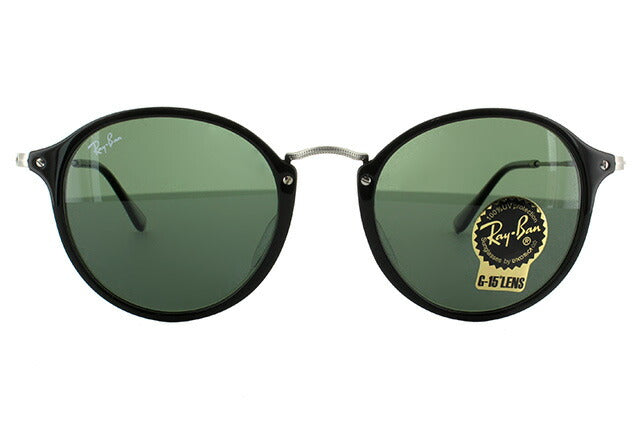 レイバン サングラス ラウンドフレック RB2447F 901 52 アジアンフィット ラウンド型 G-15 グリーンレンズ メンズ レディース ドライブ 運転 アウトドア ブランドサングラス 紫外線 花粉対策 ROUND FLECK Ray-Ban