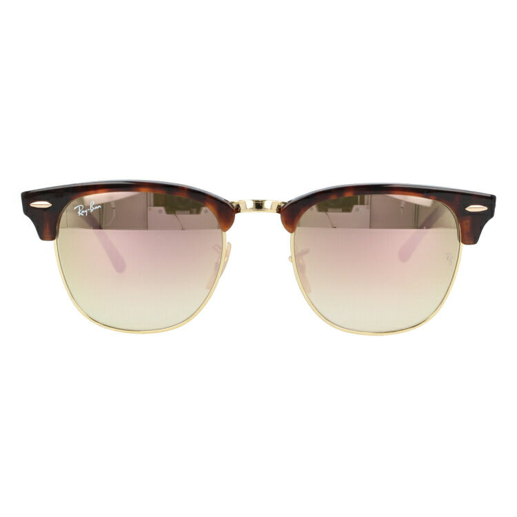 レイバン サングラス クラブマスター RB3016 990/7O 51 レギュラーフィット ブロー型 ミラー べっ甲 メンズ レディース ドライブ 運転 アウトドア ブランドサングラス 紫外線 花粉対策 CLUBMASTER Ray-Ban