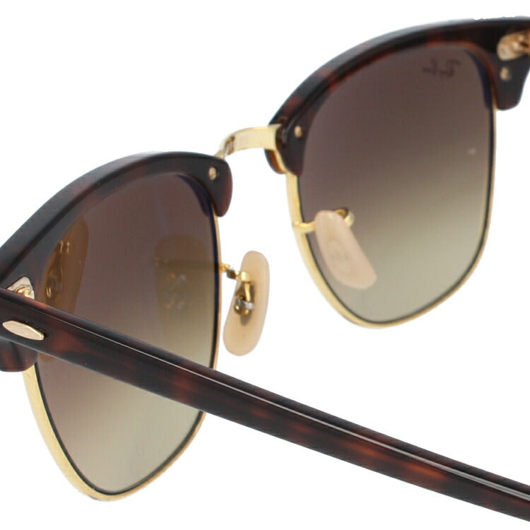 レイバン サングラス クラブマスター RB3016 990/7O 51 レギュラーフィット ブロー型 ミラー べっ甲 メンズ レディース ドライブ 運転 アウトドア ブランドサングラス 紫外線 花粉対策 CLUBMASTER Ray-Ban