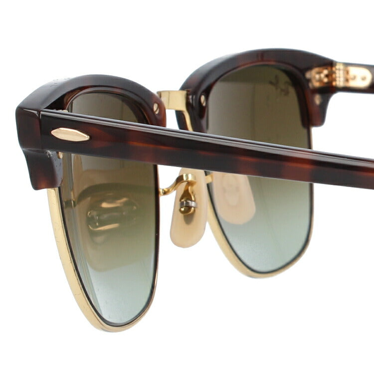 レイバン サングラス クラブマスター RB3016 990/7Q 49 レギュラーフィット ブロー型 ミラー べっ甲 メンズ レディース ドライブ 運転 アウトドア ブランドサングラス 紫外線 花粉対策 CLUBMASTER Ray-Ban