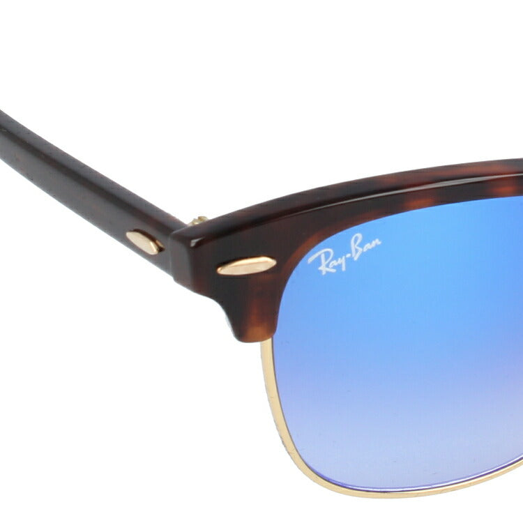 レイバン サングラス クラブマスター RB3016 990/7Q 49 レギュラーフィット ブロー型 ミラー べっ甲 メンズ レディース ドライブ 運転 アウトドア ブランドサングラス 紫外線 花粉対策 CLUBMASTER Ray-Ban