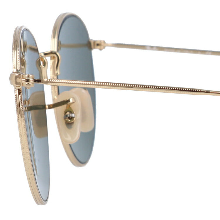 レイバン サングラス ラウンドメタル RB3447N 001/30 50 レギュラーフィット ラウンド型 フラットレンズ ミラー メンズ レディース ドライブ 運転 アウトドア ブランドサングラス 紫外線 花粉対策 ROUND METAL Ray-Ban