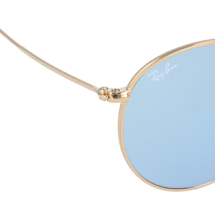 レイバン サングラス ラウンドメタル RB3447N 001/30 50 レギュラーフィット ラウンド型 フラットレンズ ミラー メンズ レディース ドライブ 運転 アウトドア ブランドサングラス 紫外線 花粉対策 ROUND METAL Ray-Ban