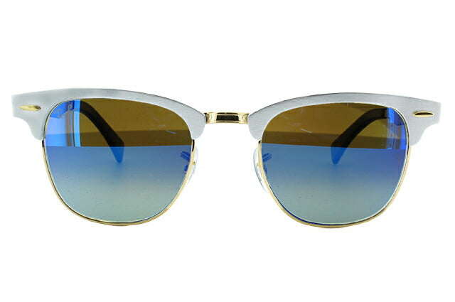 レイバン サングラス クラブマスター RB3507 137/7Q 49 レギュラーフィット ブロー型 ミラー アルミニウム メンズ レディース ドライブ 運転 アウトドア ブランドサングラス 紫外線 花粉対策 CLUBMASTER Ray-Ban