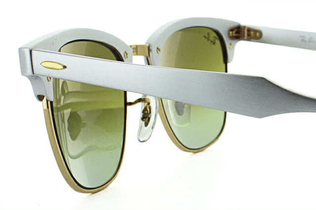 レイバン サングラス クラブマスター RB3507 137/7Q 49 レギュラーフィット ブロー型 ミラー アルミニウム メンズ レディース ドライブ 運転 アウトドア ブランドサングラス 紫外線 花粉対策 CLUBMASTER Ray-Ban