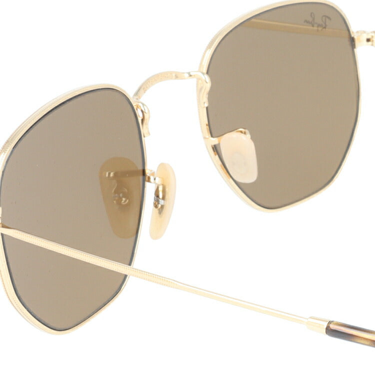 レイバン サングラス ヘキサゴナル RB3548N 001/93 51 レギュラーフィット ヘキサゴン型 フラットレンズ ミラー メンズ レディース ドライブ 運転 アウトドア ブランドサングラス 紫外線 花粉対策 HEXAGONAL Ray-Ban