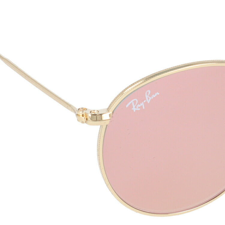 レイバン サングラス ラウンドメタル RB3447N 001/Z2 47 レギュラーフィット ラウンド型 フラットレンズ ミラー メンズ レディース ドライブ 運転 アウトドア ブランドサングラス 紫外線 花粉対策 ROUND METAL Ray-Ban