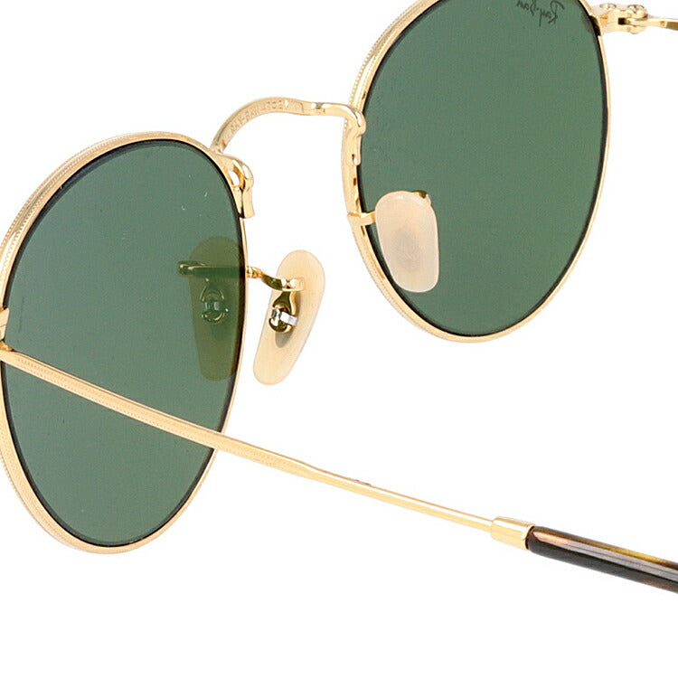 レイバン サングラス Ray-Ban フラットレンズ ミラー RB3447N 001/8O 47 レギュラーフィット ROUND METAL ラウンド メタル ラウンド型 メンズ レディース RAYBAN ドライブ 運転 アウトドア レジャー ブランドサングラス UVカット メガネ 眼鏡 度付き対応
