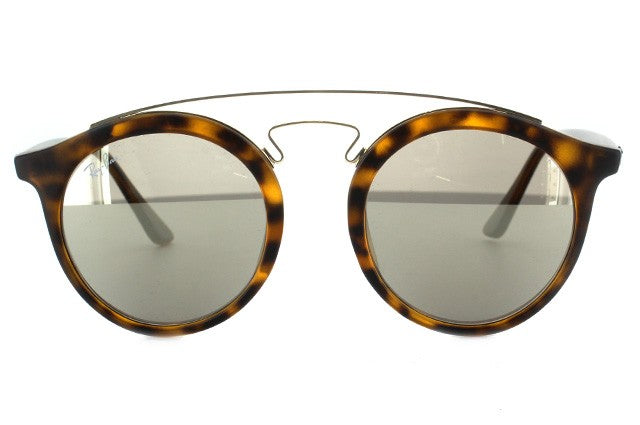【訳あり】レイバン サングラス ギャッツビー1 ミラーレンズ フルフィット(アジアンフィット) Ray-Ban GATSBY 1 RB4256F 60925A 47サイズ ボストン型 ユニセックス メンズ レディース