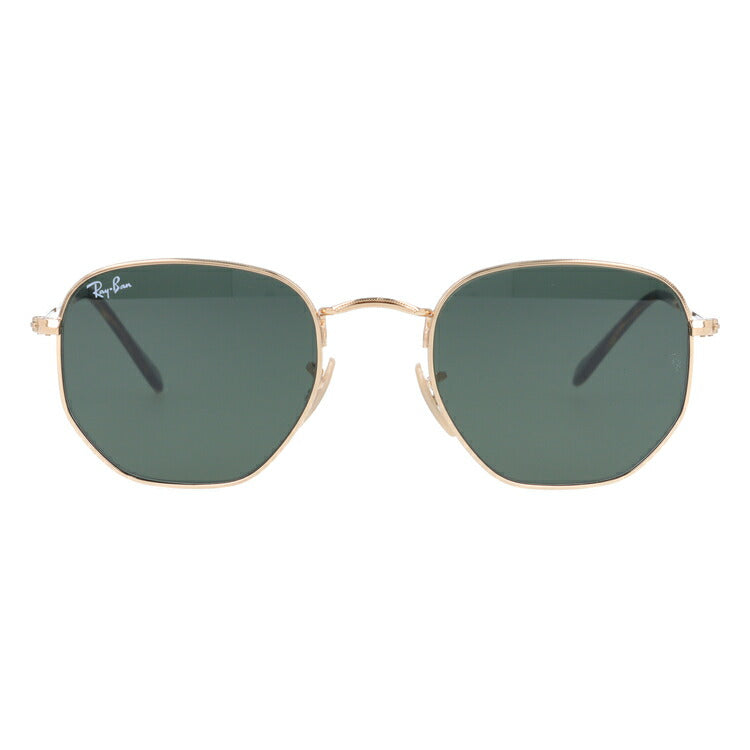 レイバン サングラス ヘキサゴナル RB3548N 001 51 レギュラーフィット ヘキサゴン型 フラットレンズ メンズ レディース ドライブ 運転 アウトドア ブランドサングラス 紫外線 花粉対策 HEXAGONAL Ray-Ban