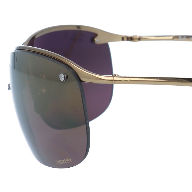 レイバン 偏光サングラス RB3542 197/6B 63 レギュラーフィット スクエア型 CHROMANCE クロマンス ミラー メンズ レディース ドライブ 運転 アウトドア ブランドサングラス 紫外線 花粉対策 Ray-Ban