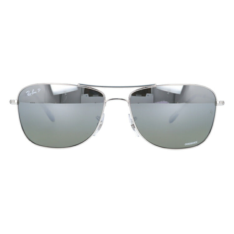 レイバン 偏光サングラス RB3543 003/5J 59 レギュラーフィット ティアドロップ型 CHROMANCE クロマンス ミラー メンズ レディース ドライブ 運転 アウトドア ブランドサングラス 紫外線 花粉対策 Ray-Ban