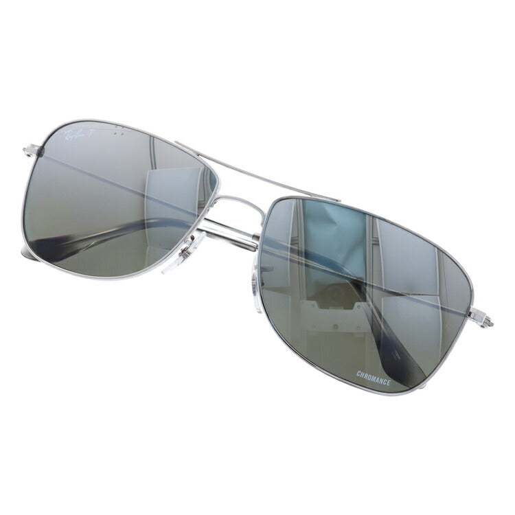 レイバン 偏光サングラス RB3543 003/5J 59 レギュラーフィット ティアドロップ型 CHROMANCE クロマンス ミラー メンズ レディース ドライブ 運転 アウトドア ブランドサングラス 紫外線 花粉対策 Ray-Ban