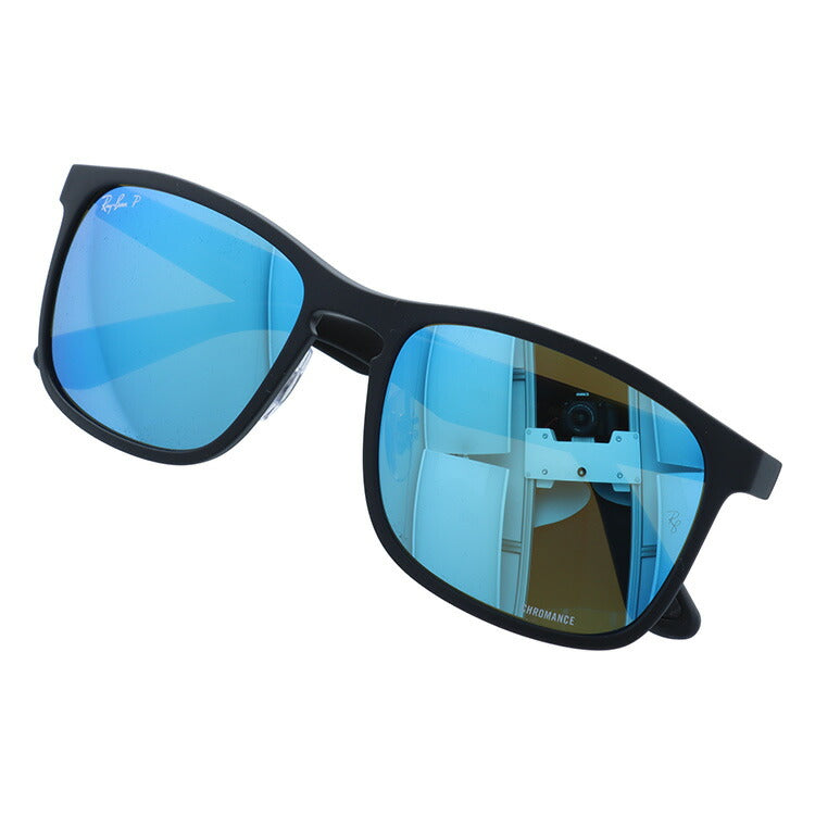 【訳あり】レイバン 偏光サングラス RB4264 601SA1 58 レギュラーフィット スクエア型 CHROMANCE クロマンス ミラー メンズ レディース ドライブ 運転 アウトドア ブランドサングラス 紫外線 花粉対策 Ray-Ban