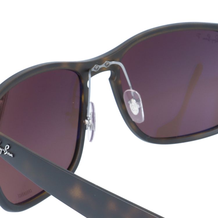 レイバン 偏光サングラス RB4264 894/6B 58 レギュラーフィット スクエア型 CHROMANCE クロマンス ミラー メンズ レディース ドライブ 運転 アウトドア ブランドサングラス 紫外線 花粉対策 Ray-Ban