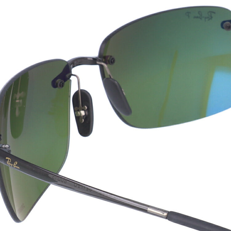 レイバン 偏光サングラス RB4255 621/6O 60 レギュラーフィット スクエア型 CHROMANCE クロマンス ミラー メンズ レディース ドライブ 運転 アウトドア ブランドサングラス 紫外線 花粉対策 Ray-Ban