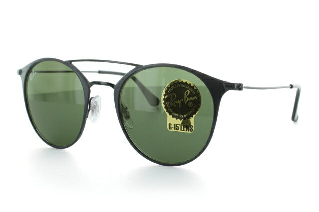 レイバン サングラス RB3546 186 49 レギュラーフィット ボストン型 G-15 グリーンレンズ メンズ レディース ドライブ 運転 アウトドア ブランドサングラス 紫外線 花粉対策 Ray-Ban