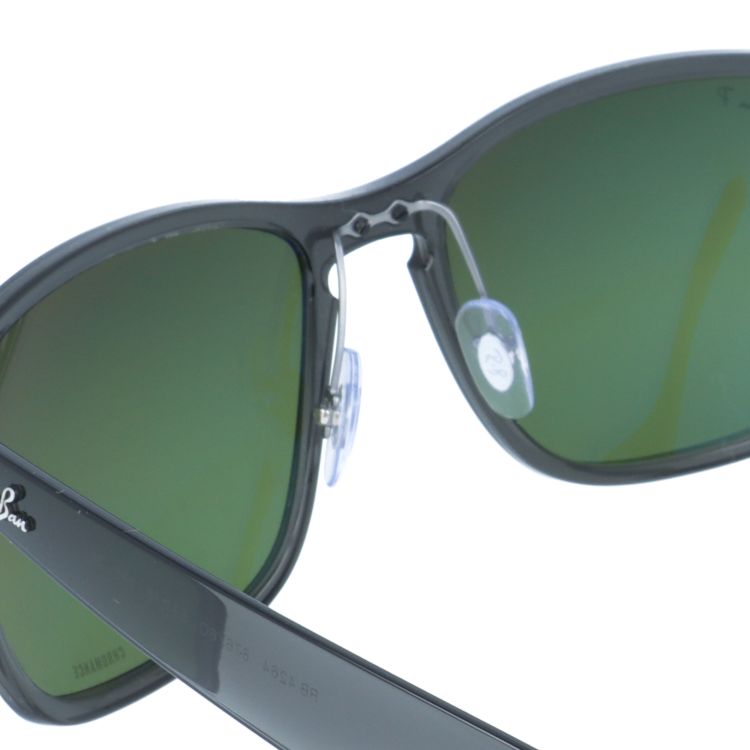 【訳あり】レイバン 偏光サングラス RB4264 876/6O 58 レギュラーフィット スクエア型 CHROMANCE クロマンス ミラー メンズ レディース ドライブ 運転 アウトドア ブランドサングラス 紫外線 花粉対策 Ray-Ban