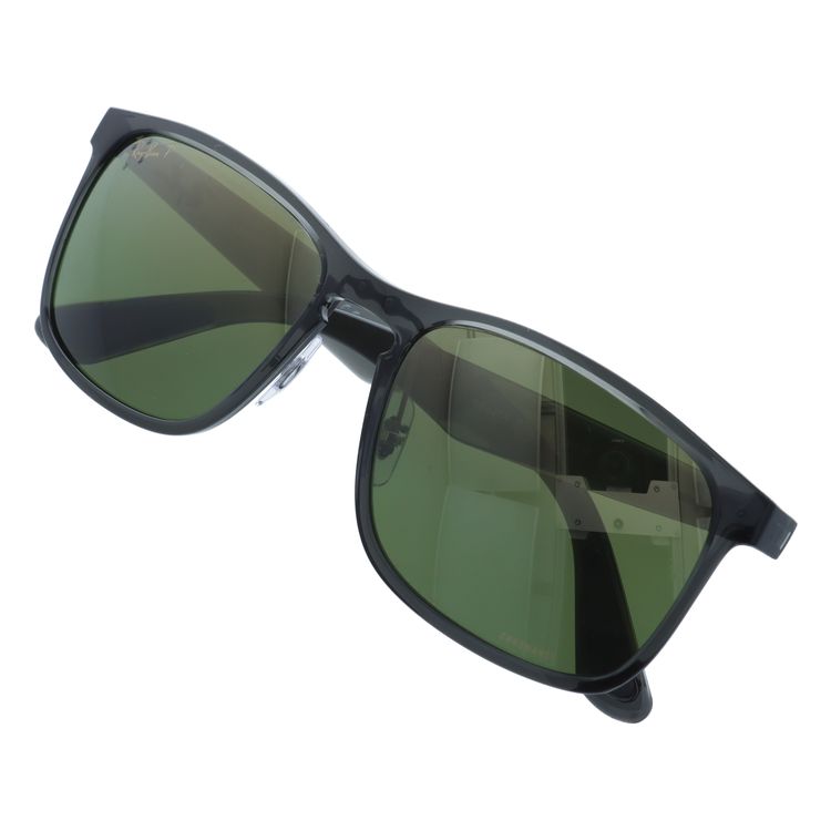 【訳あり】レイバン 偏光サングラス RB4264 876/6O 58 レギュラーフィット スクエア型 CHROMANCE クロマンス ミラー メンズ レディース ドライブ 運転 アウトドア ブランドサングラス 紫外線 花粉対策 Ray-Ban