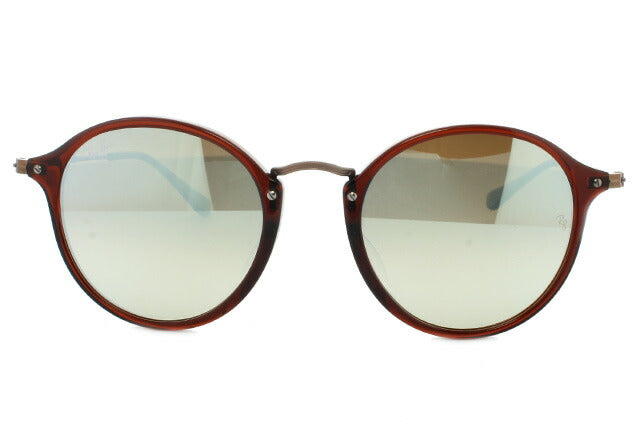 レイバン サングラス ラウンドフレック RB2447NF 62569U 52 アジアンフィット ラウンド型 フラットレンズ ミラー メンズ レディース ドライブ 運転 アウトドア ブランドサングラス 紫外線 花粉対策 ROUND FLECK Ray-Ban