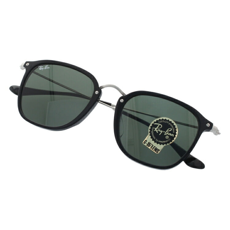 レイバン サングラス RB2448NF 901 53 アジアンフィット ウェリントン型 G-15 グリーンレンズ メンズ レディース ドライブ 運転 アウトドア ブランドサングラス 紫外線 花粉対策 Ray-Ban