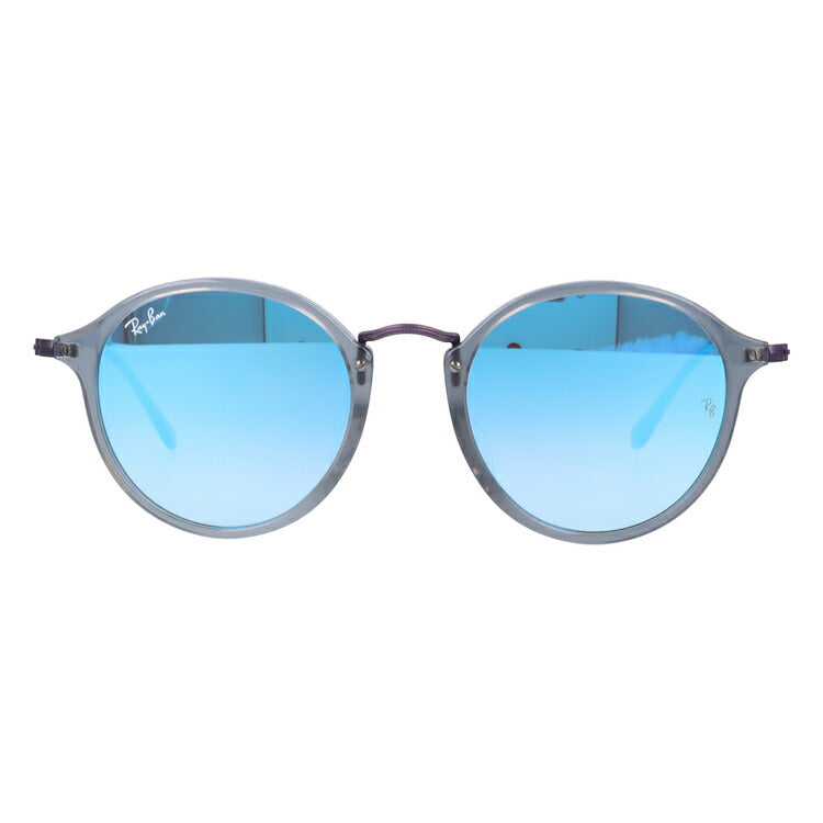 レイバン サングラス ラウンドフレック RB2447NF 62554O 52 アジアンフィット ラウンド型 フラットレンズ ミラー メンズ レディース ドライブ 運転 アウトドア ブランドサングラス 紫外線 花粉対策 ROUND FLECK Ray-Ban