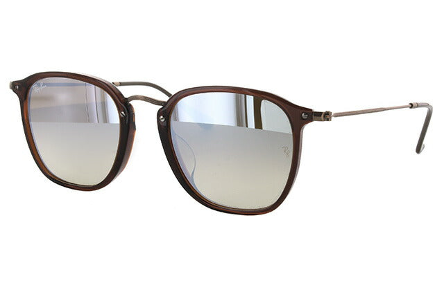 レイバン サングラス RB2448NF 12119U 53 アジアンフィット ウェリントン型 フラットレンズ ミラー メンズ レディース ドライブ 運転 アウトドア ブランドサングラス 紫外線 花粉対策 Ray-Ban